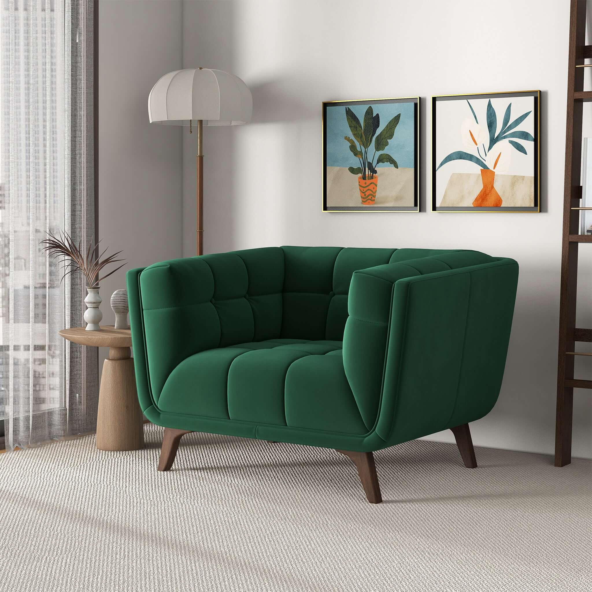 Hancock Velvet Lounge Chair