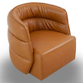 Henley Vegan Leather Swivel Chair