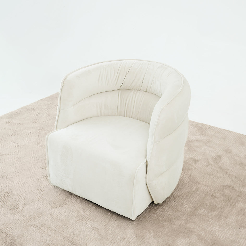 Henley Velvet Swivel Chair