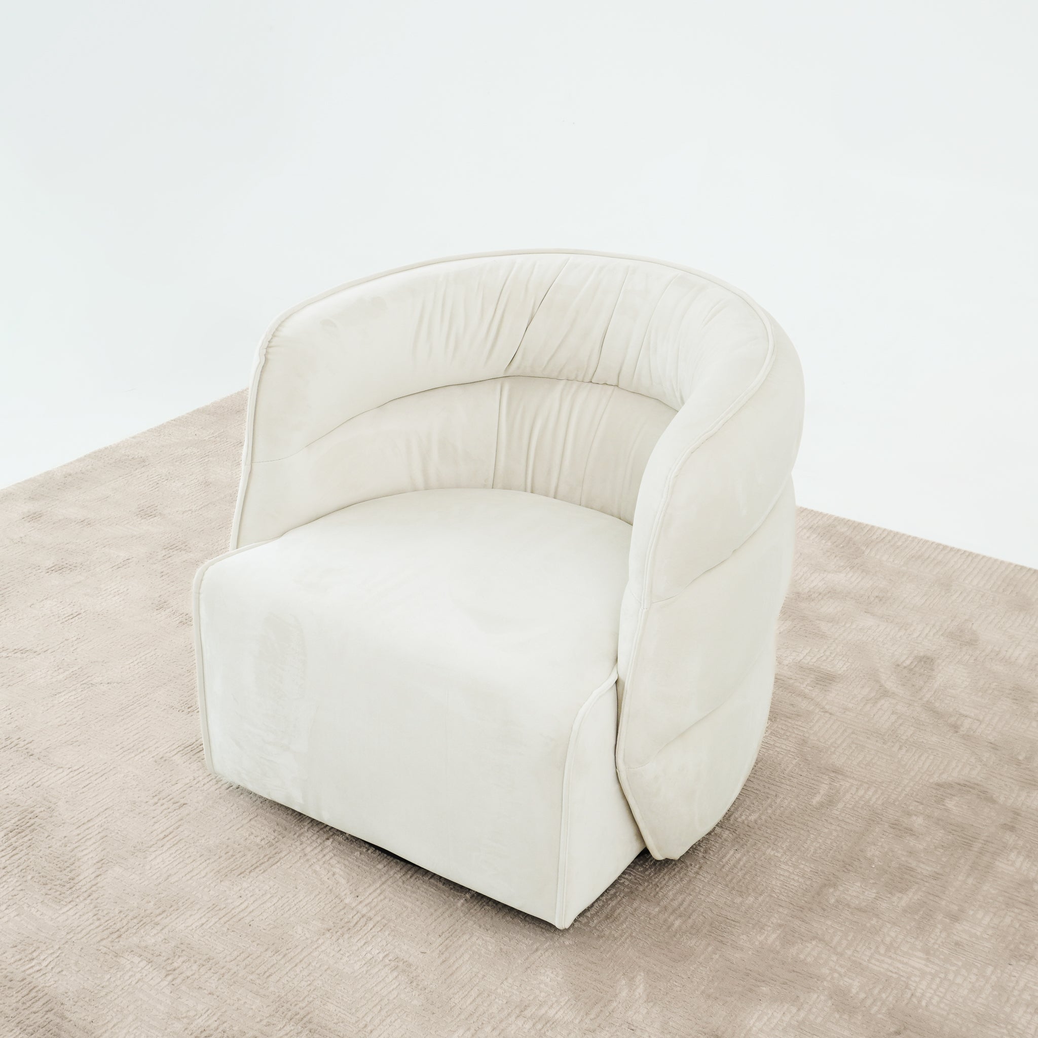 Henley Velvet Swivel Chair