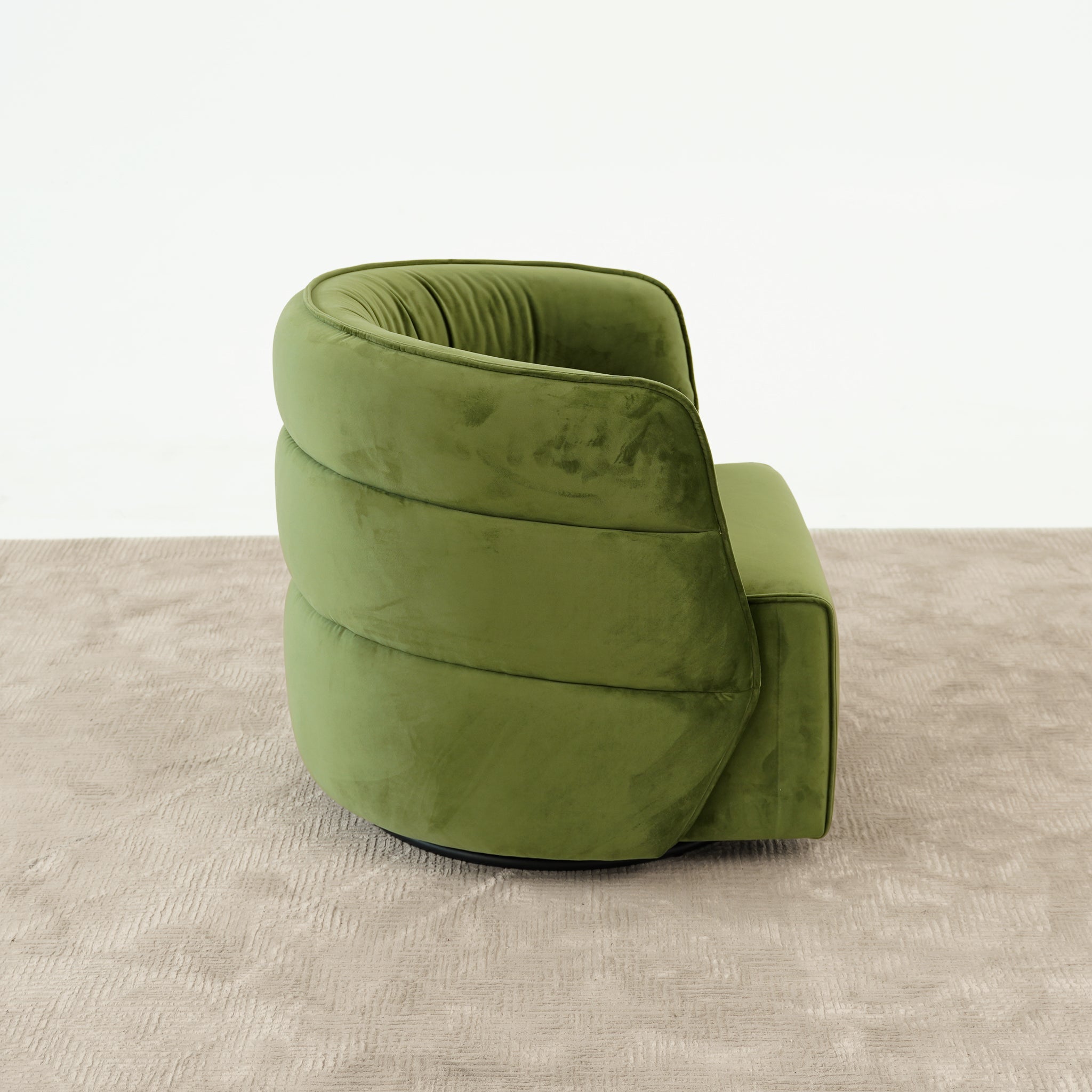 Henley Velvet Swivel Chair