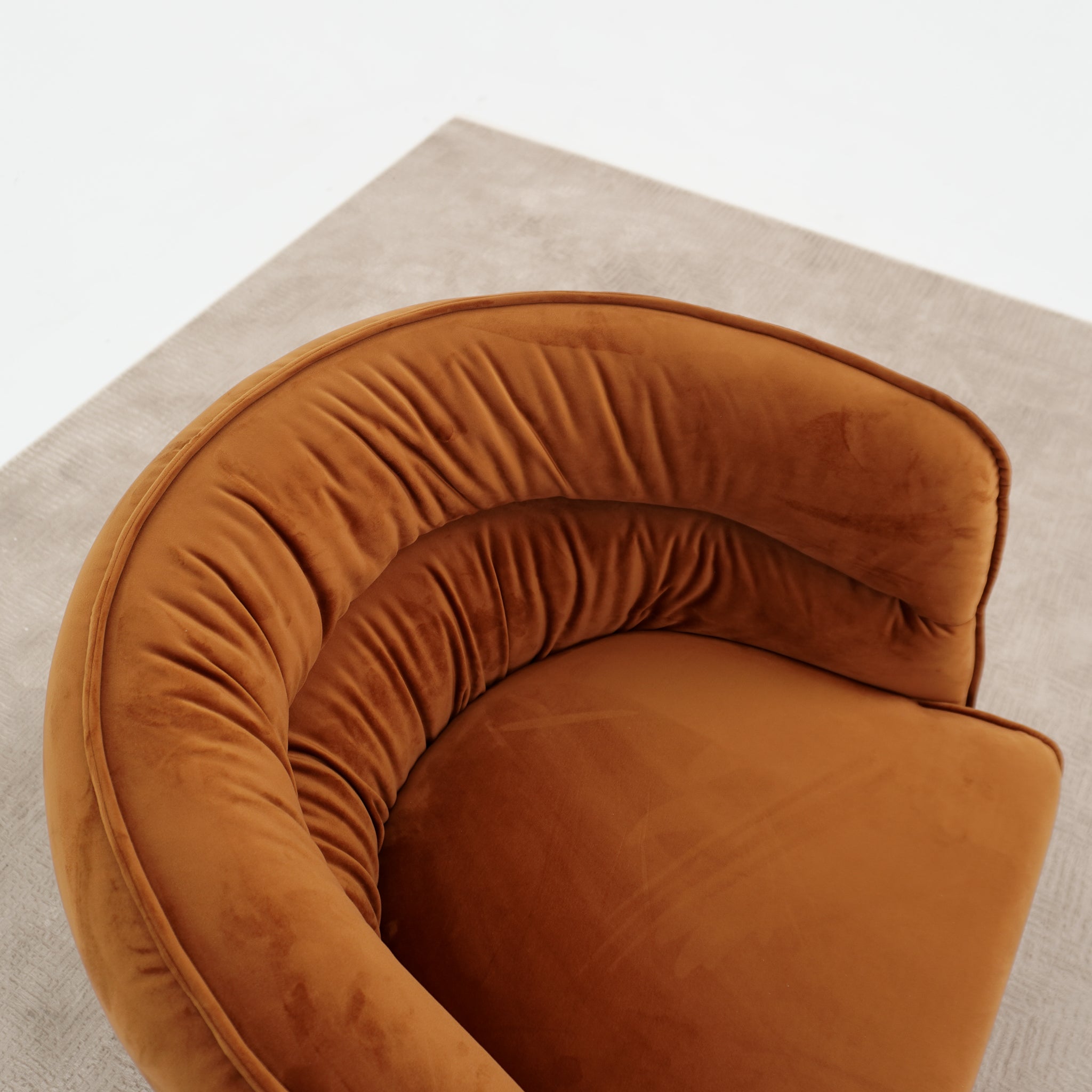 Henley Velvet Swivel Chair