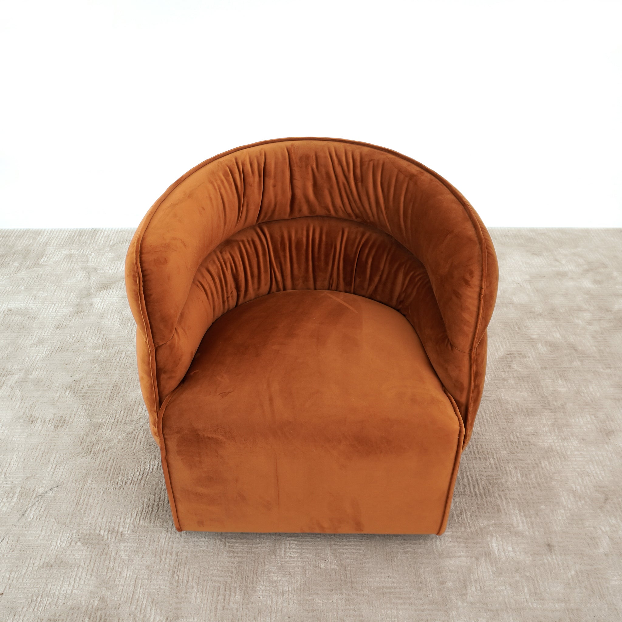 Henley Velvet Swivel Chair