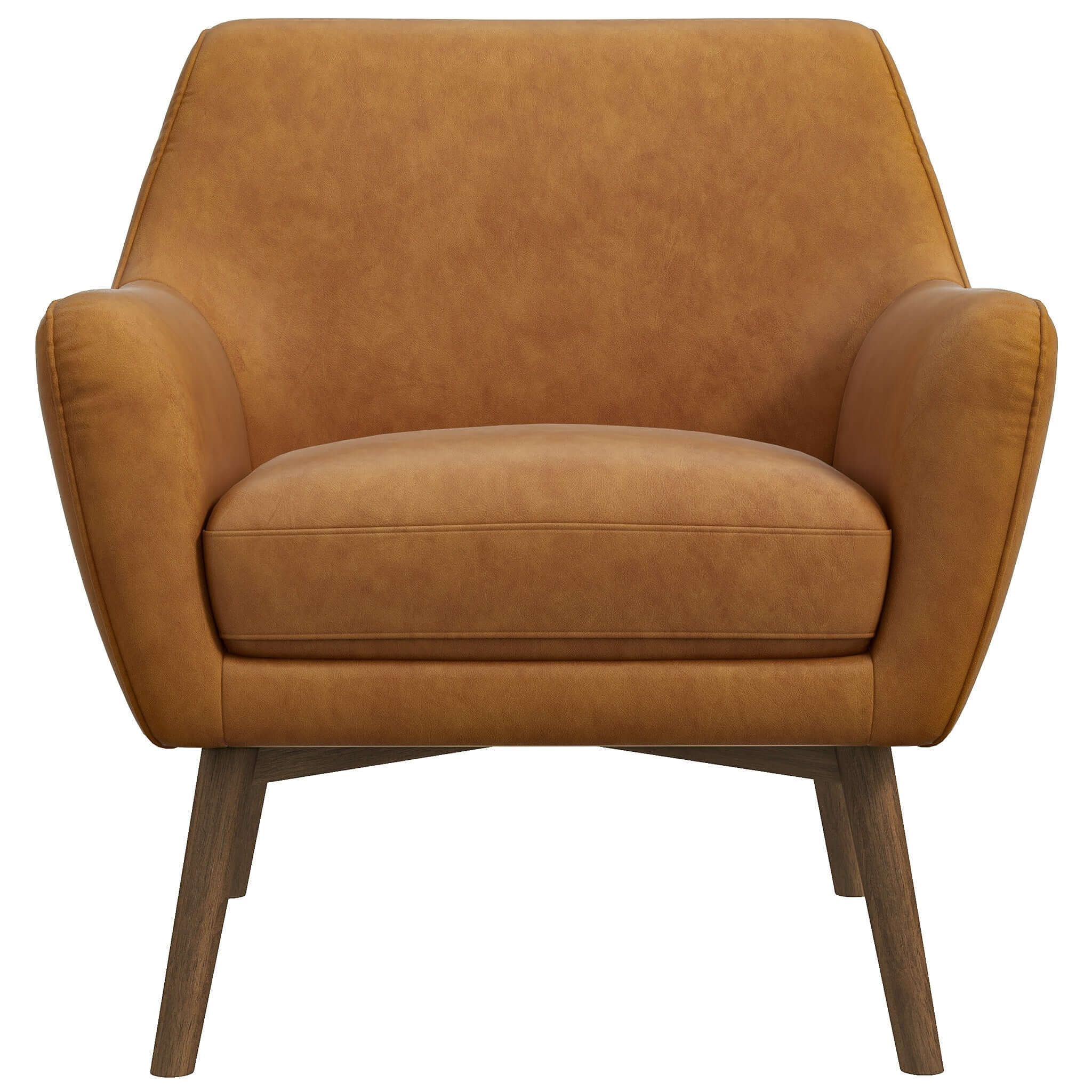Palen Tan Leather Lounge Chair