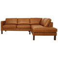 Shelby Leather Sectional Sofa